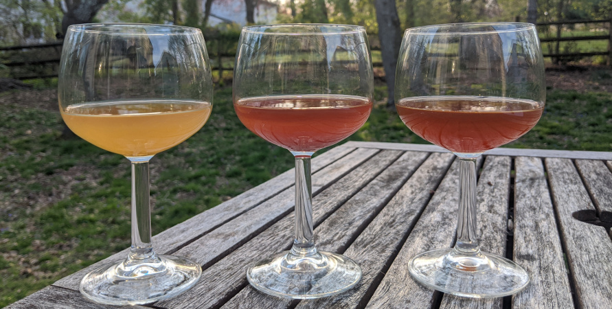 Apricot sour, Cherry wine, Solera top up